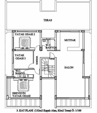 Kyrenia Court XVI - 3rd Floor Plan