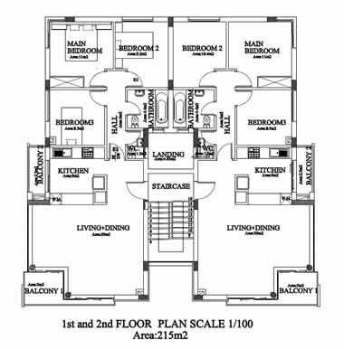Kyrenia Court XV  - 1st and 2nd Floor Plan